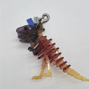 Coach Multicolor Dinosaur Key Holder